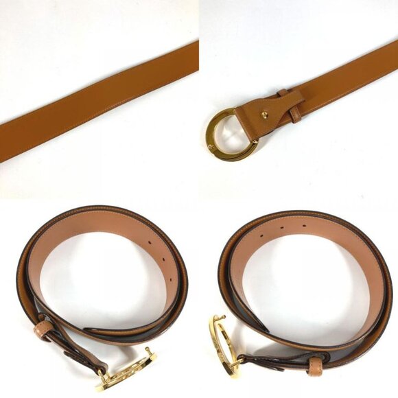 Bvlgari Belt Bvlgari Logo Leather Brown main image 4